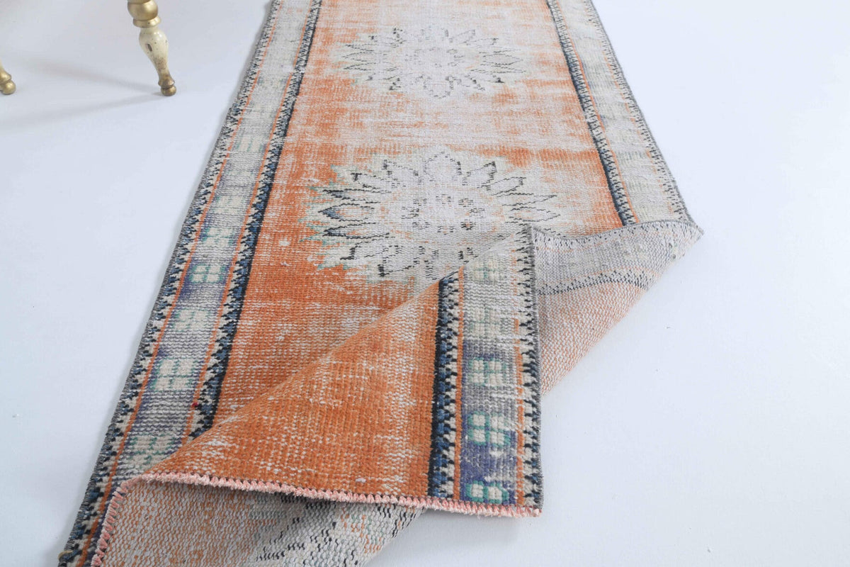 Antique Distressed Runner Rug