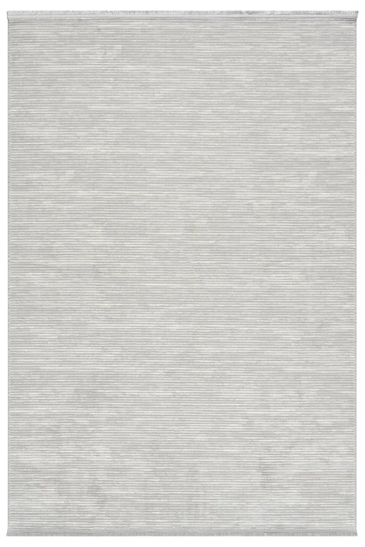 Gri Geometrik Çizgili İskandinav Modern Halı - 528GA