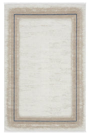 Mavi Geometrik Çizgili İskandinav Modern Halı - 526MA