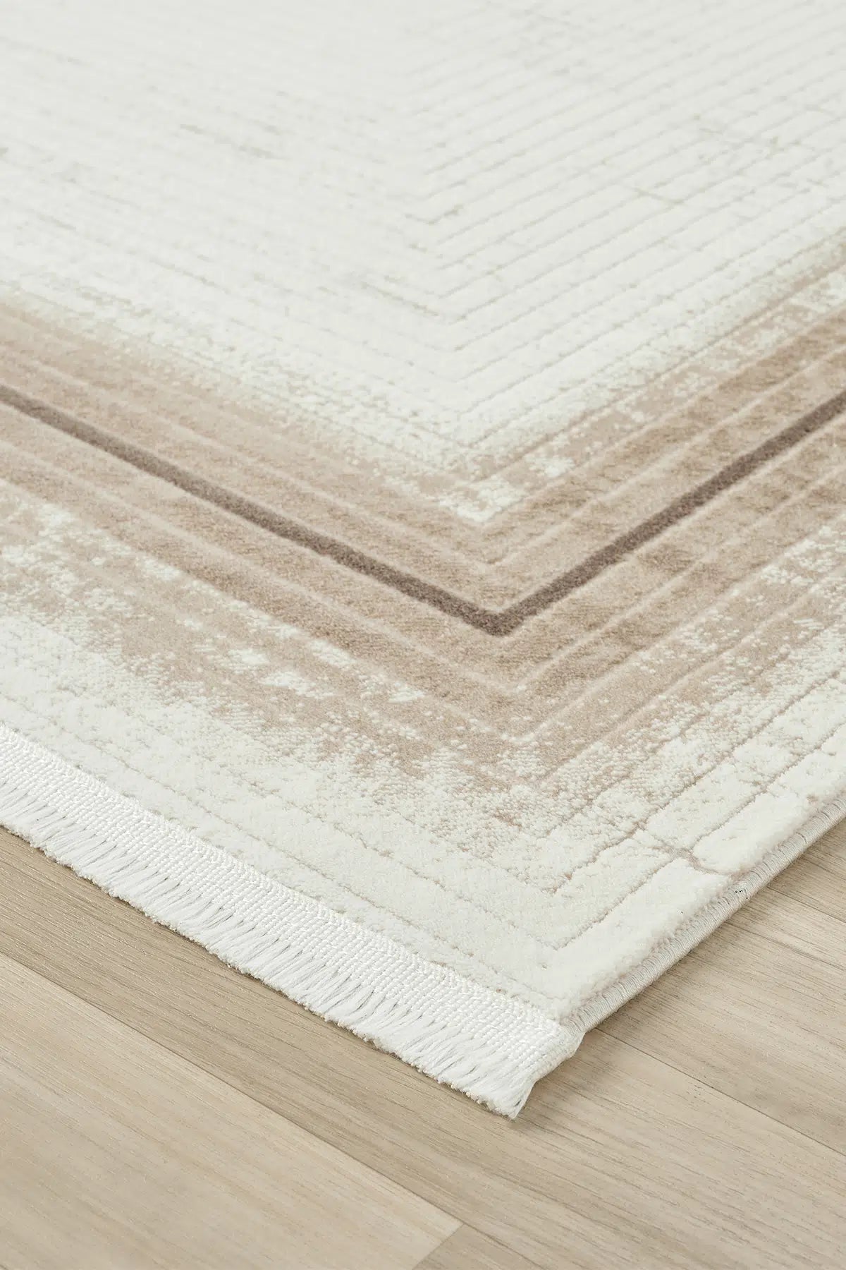 Vizon Geometrik Çizgili İskandinav Modern Halı - 526VA