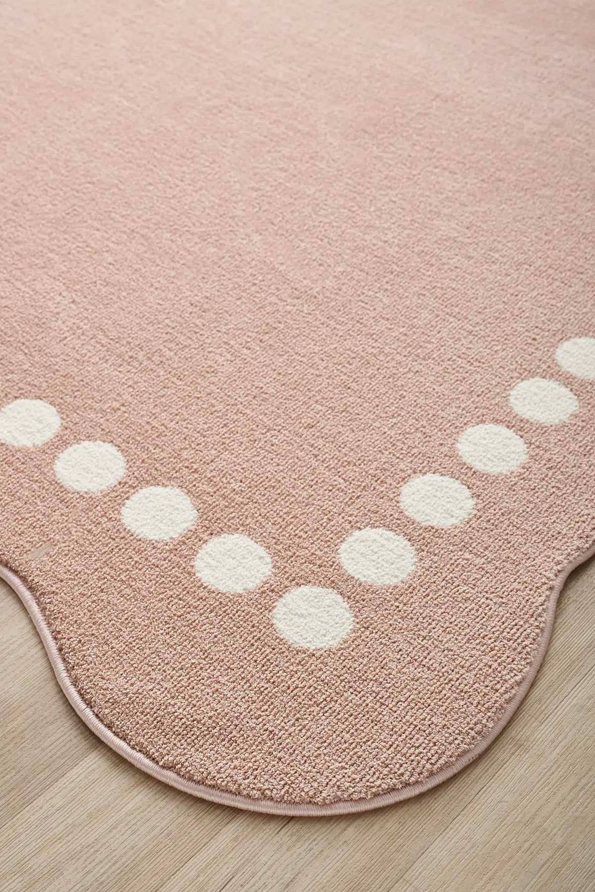 Pembe Organik Kesim Jüt Dokulu Modern Halı - A050PB