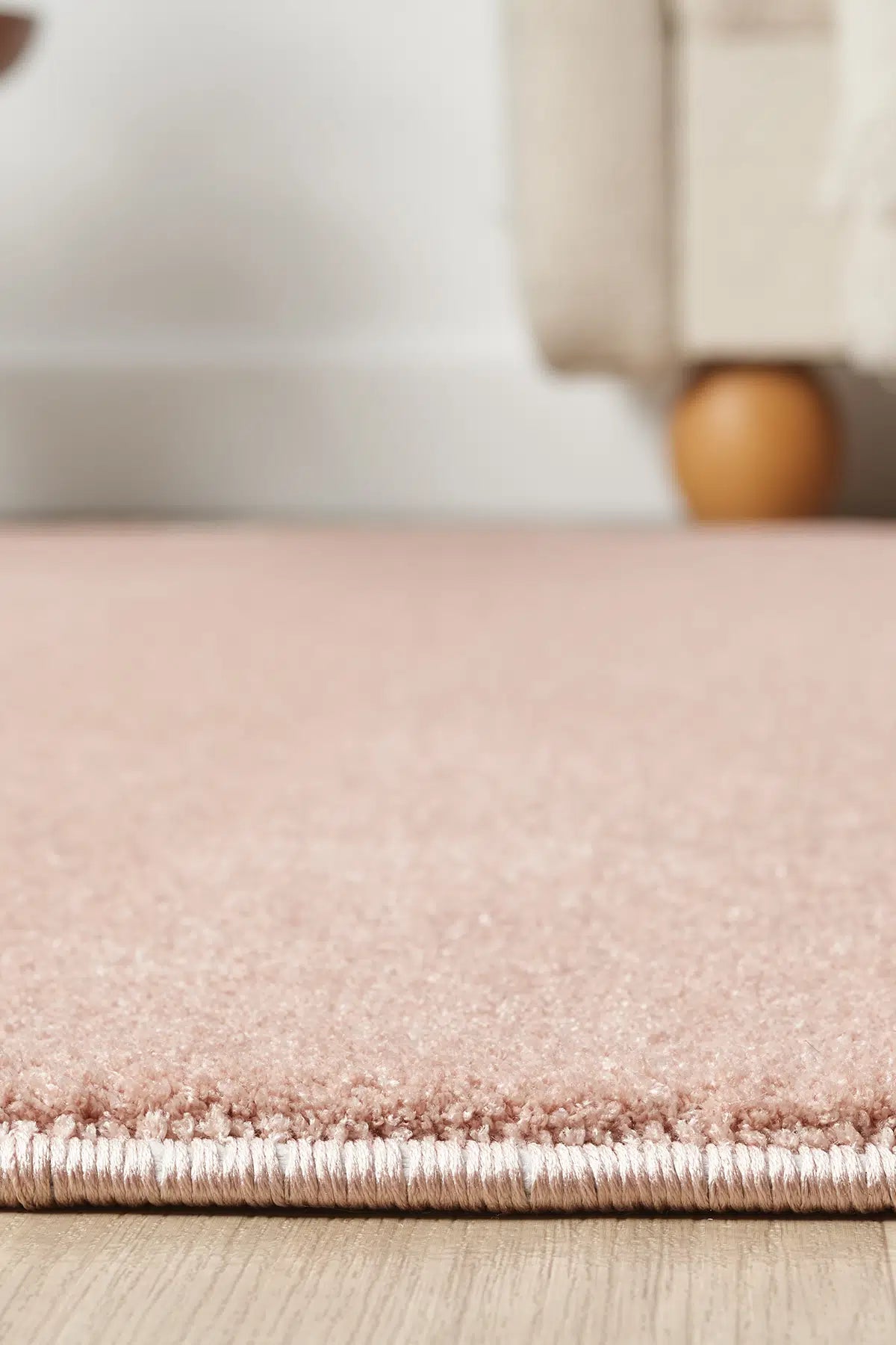 Pembe Jüt Hasır Dokulu İskandinav Modern Halı - 4500PB