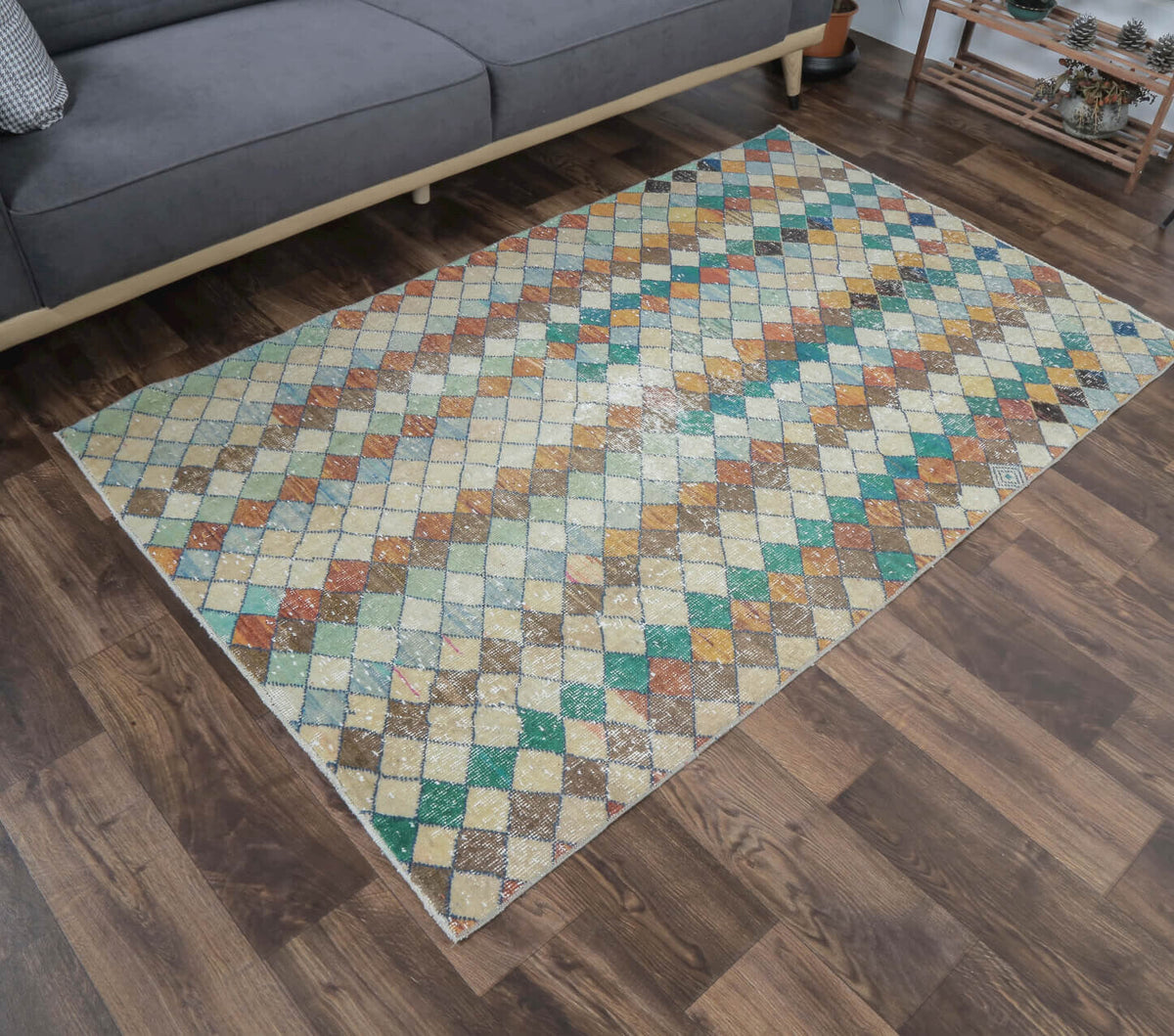 Beran - Retro Vintage Anatolian Rug