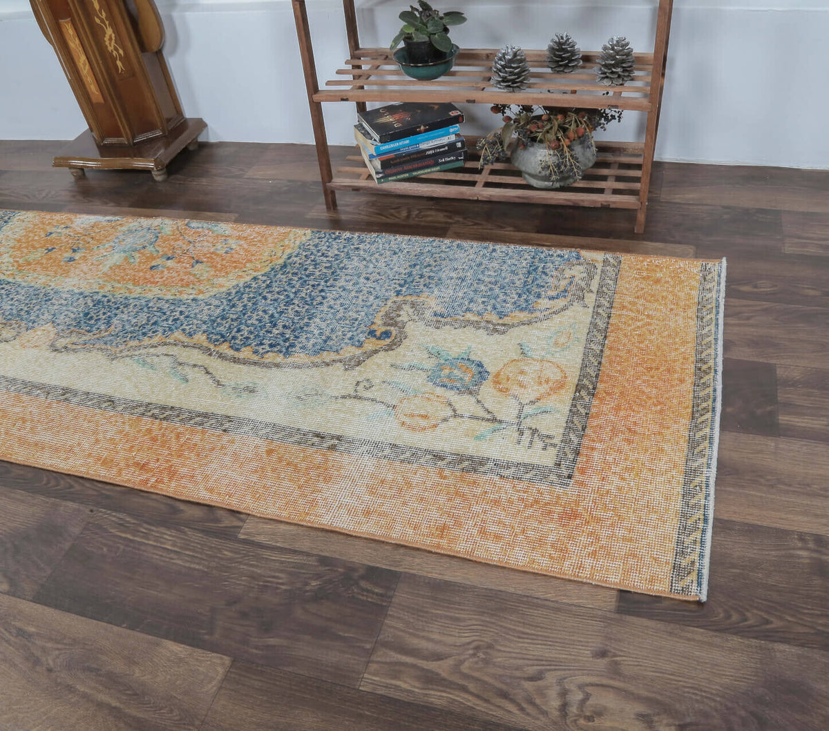 Beyzam - Orange Vintage Anatolian Runner