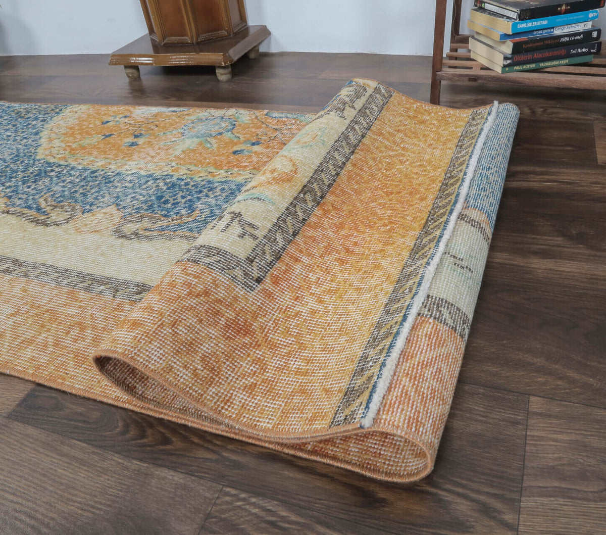 Beyzam - Orange Vintage Anatolian Runner