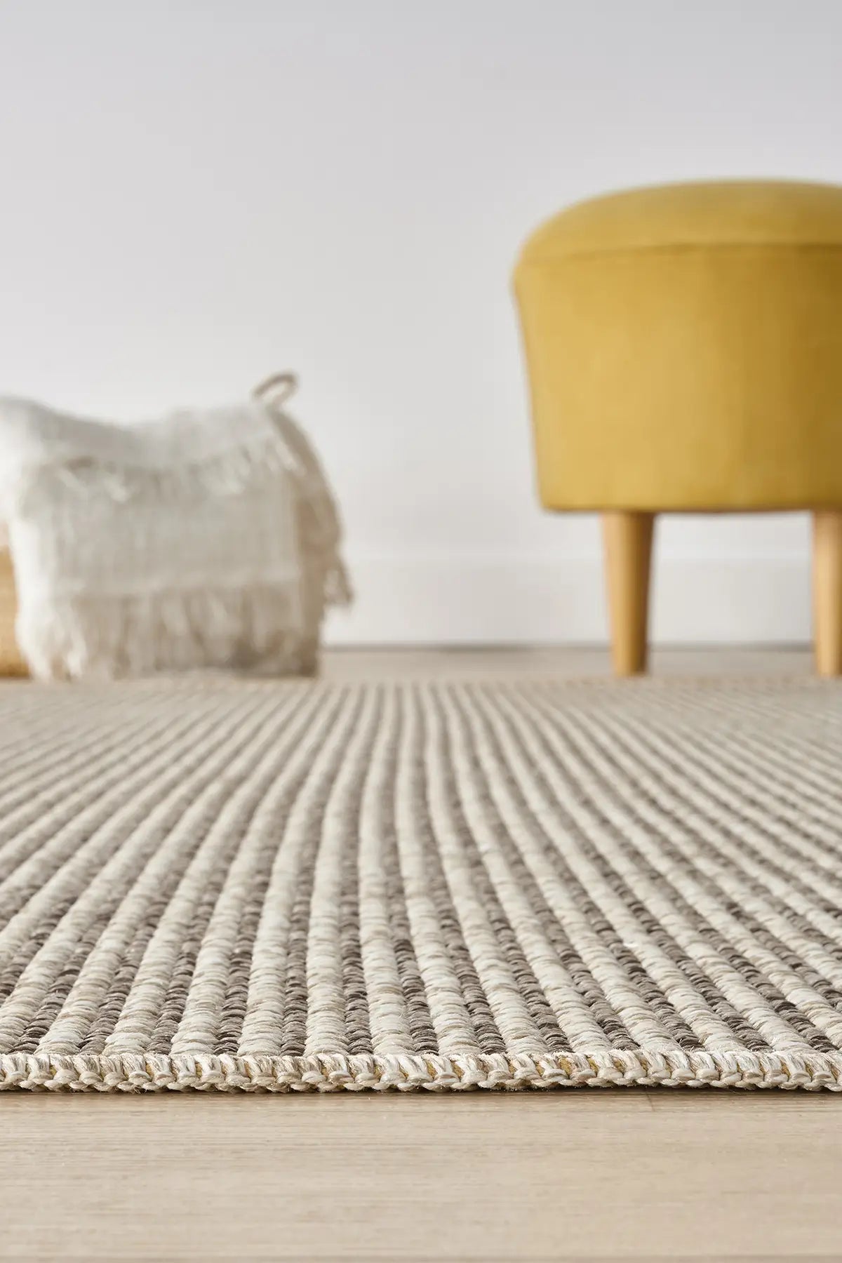 Vizon Düz Hasır Jüt Dokuma Modern Halı - 663VB