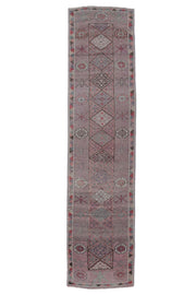 Buglem - Pastel Pink Vintage Anatolian Runner Rug