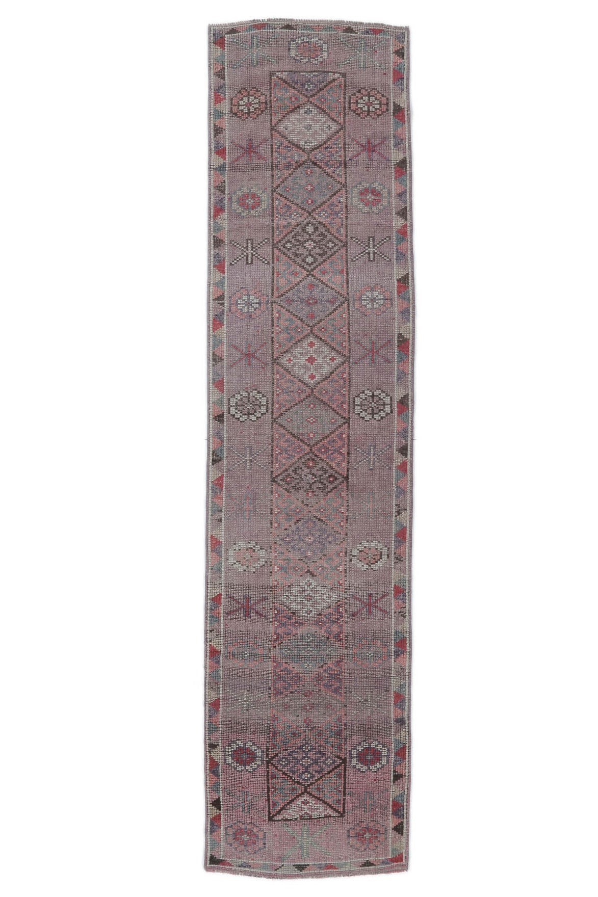 Buglem - Pastel Pink Vintage Anatolian Runner Rug