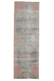 Dide - Distressed Vintage Runner Anatolian Carpet