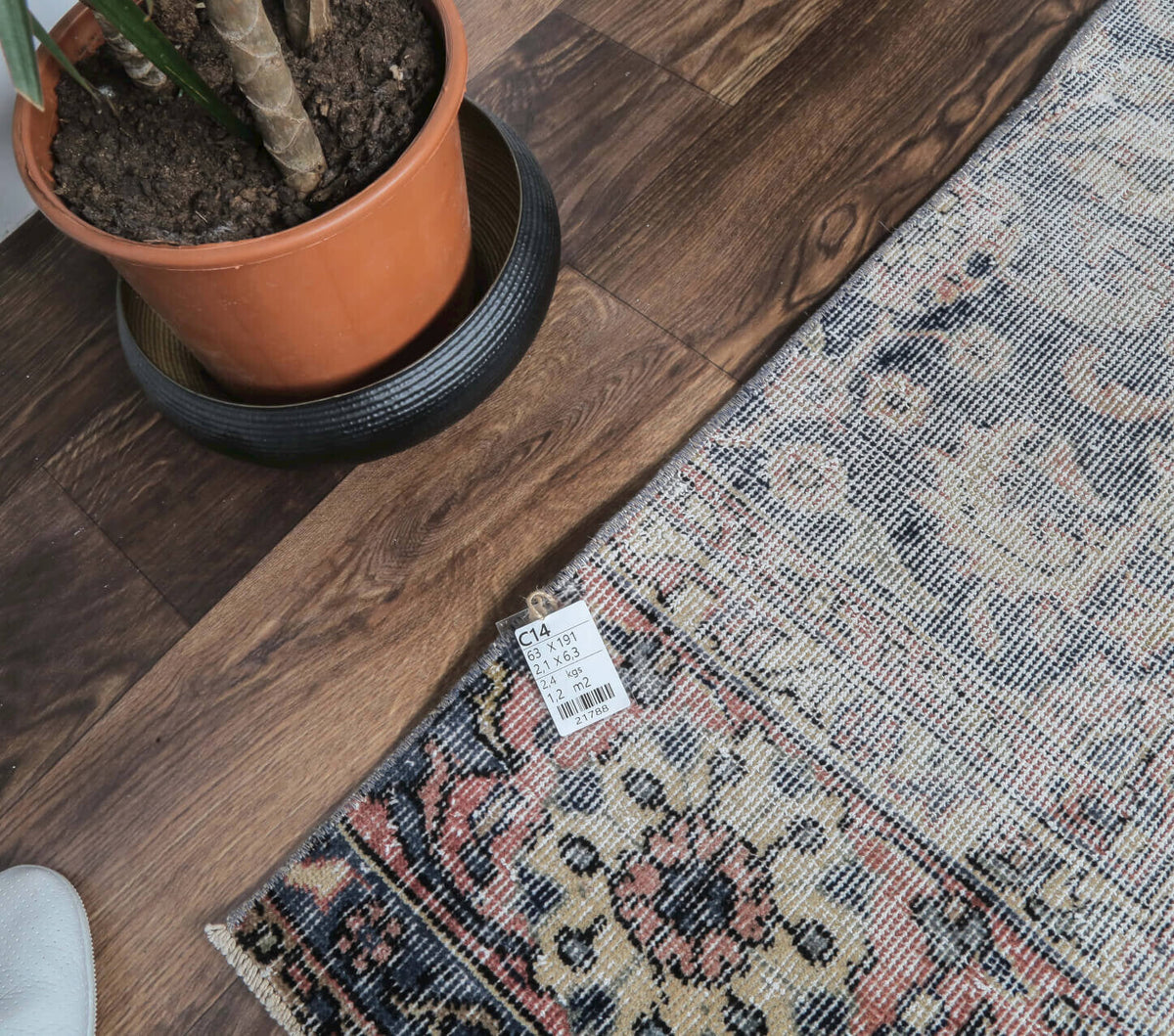 Dilman -  Faded Vintage Anatolian Runner Rug