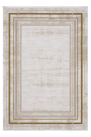 Gold Soyut Mermer Dokulu Lüks Modern Halı - 0273GD