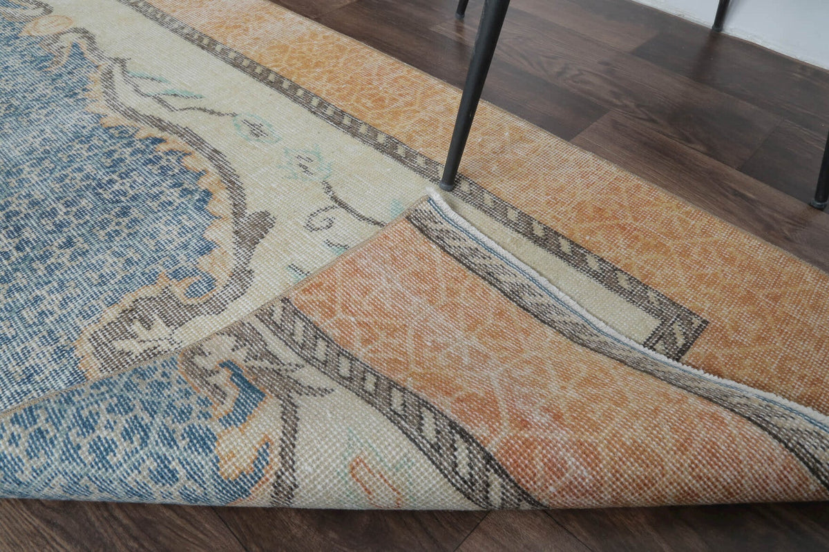 El yapımı vintage yolluk 74x254 cm tribal desenli yün - mekan görünümü