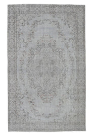 Esenbike - Gray Oriental Vintage Anatolian Rug