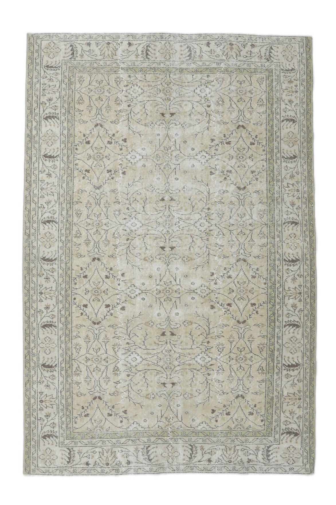 Eshay - Beige Oriental Vintage Rug