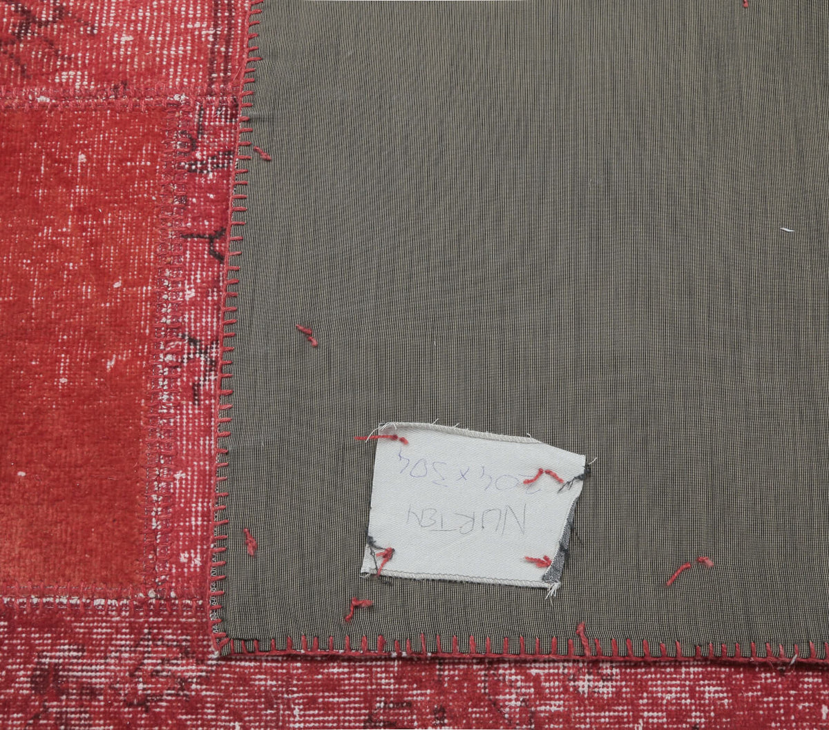 Genevieve - Patchwork Vintage Red Rug
