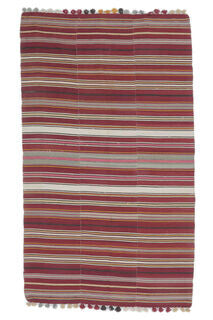 Guher - Red Kilim Area Rug