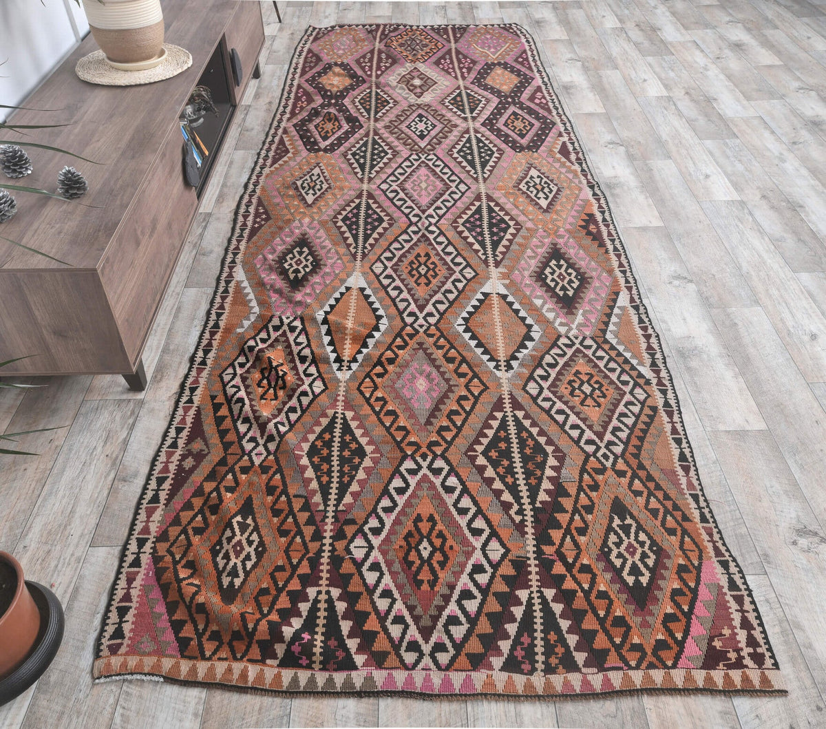 Guner - Wide Kilim Runner
