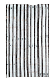 Hale - Black & White Kilim Rug