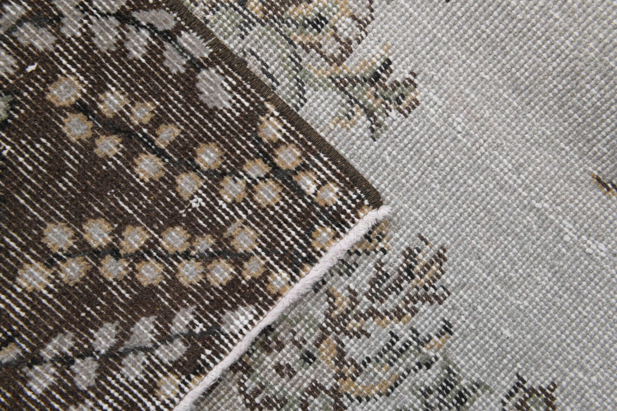 Handmade Vintage Oushak Area Rug
