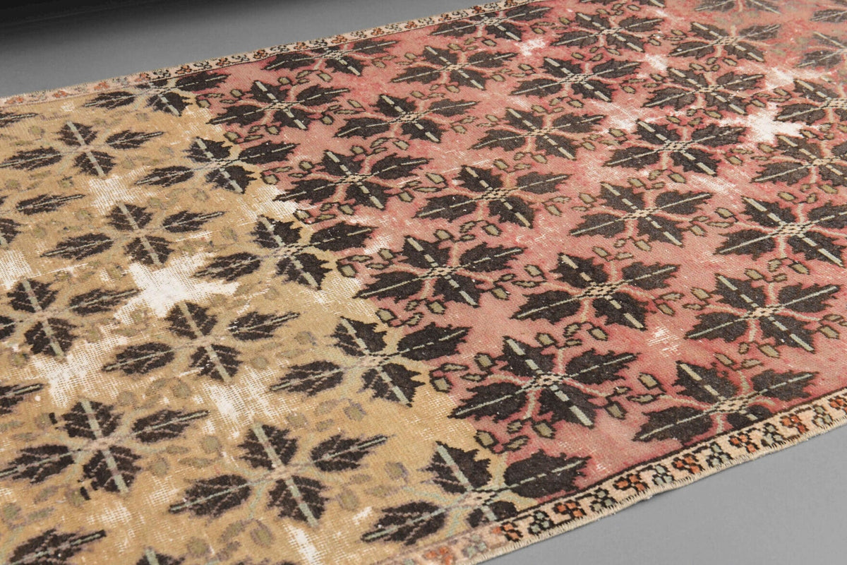 Double Colored Vintage Anatolian Rug