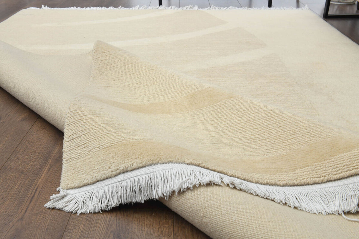 Handloom Angora Vintage Turkish Rug