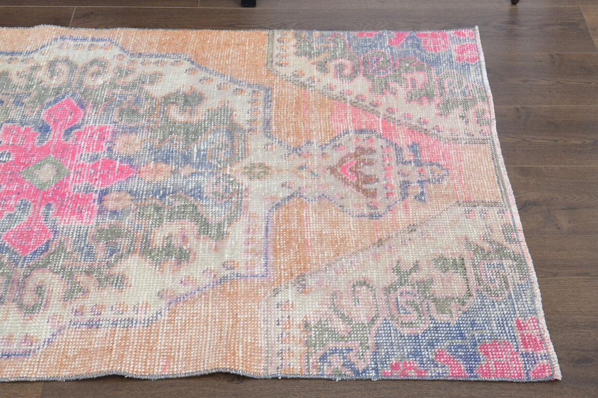 Handmade Vintage Oushak Area Rug