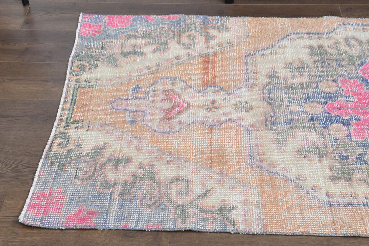Handmade Vintage Oushak Area Rug