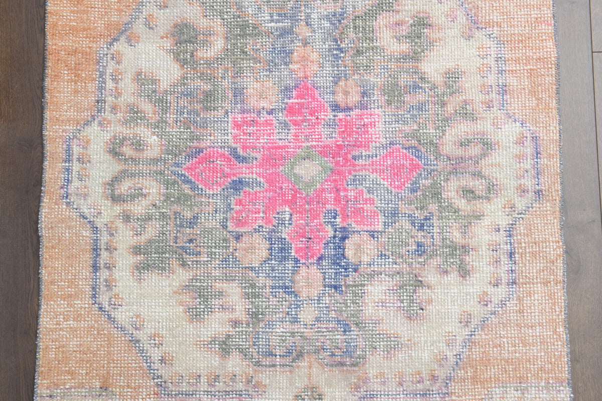 Handmade Vintage Oushak Area Rug