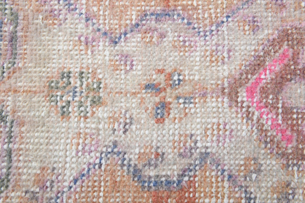 Handmade Vintage Oushak Area Rug