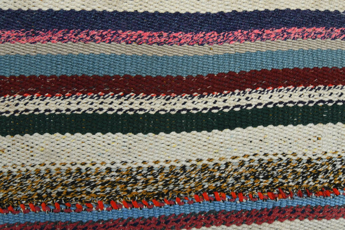 Striped Runner - Handmade Vintage Kilim Rug
