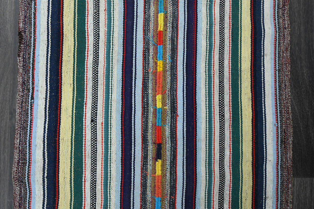 Handmade Vintage Kilim Runner Rug