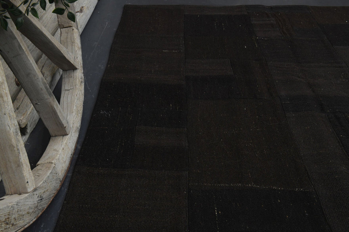 Dark Black - Patchwork Vintage Area Rug