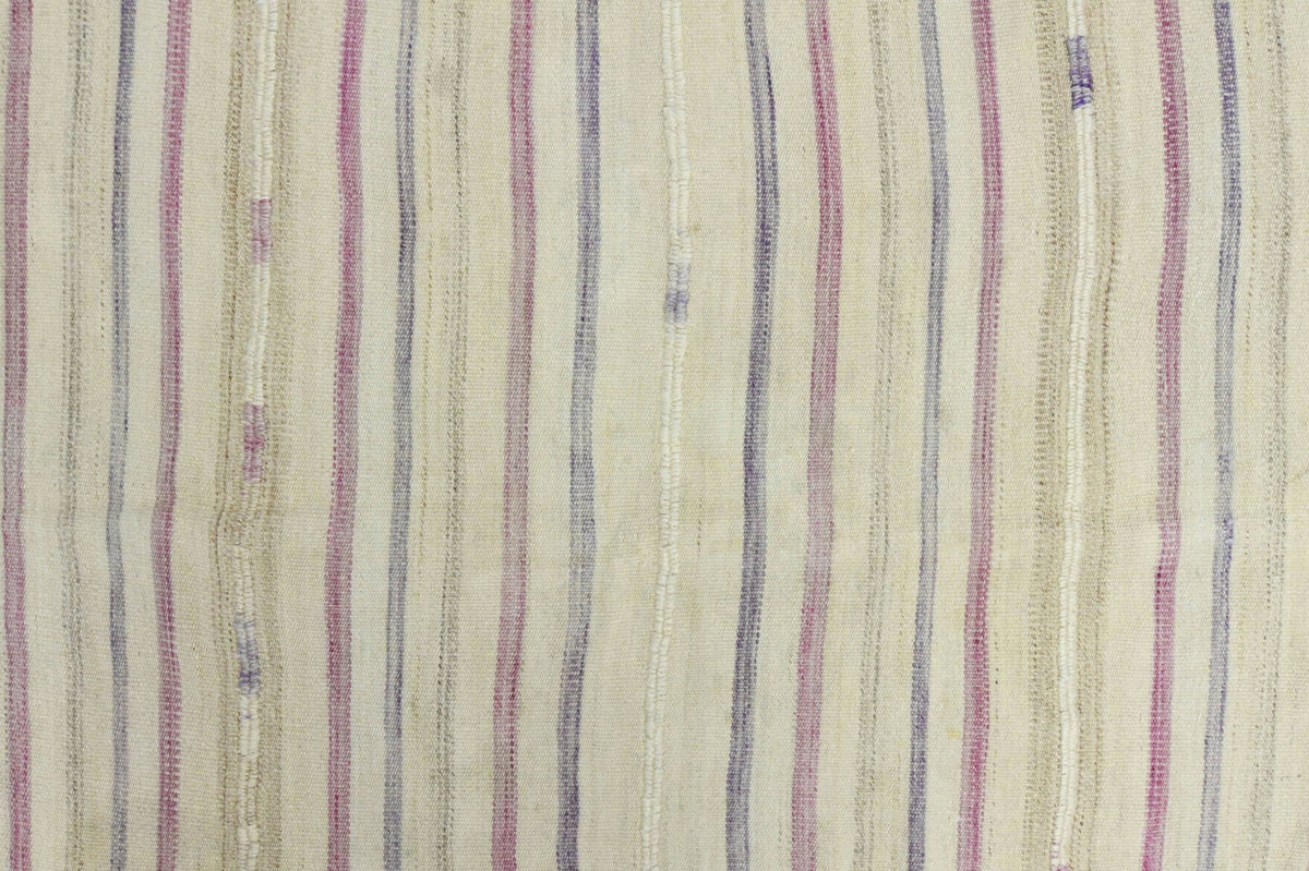 El yapımı vintage halı 157x201 cm oryantal desenli yün - üstten görünüm