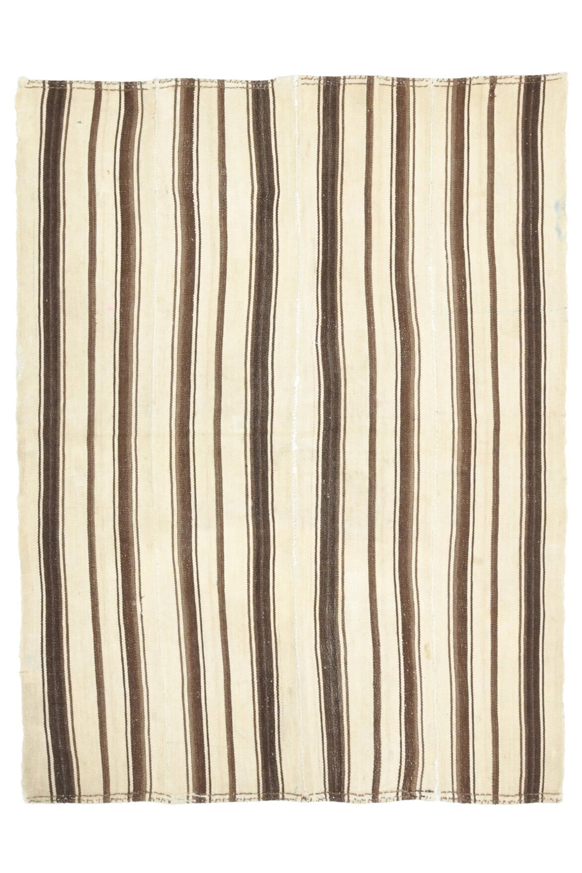 El yapımı vintage halı 140x201 cm oryantal desenli yün