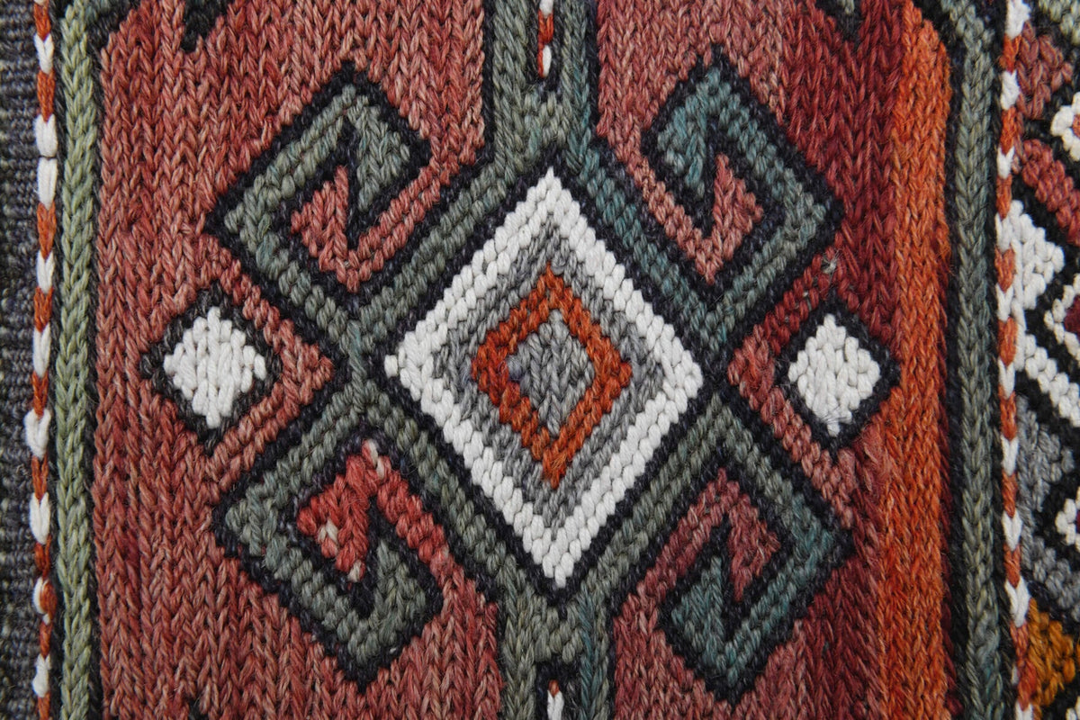 Handmade Vintage Kilim Area Rug
