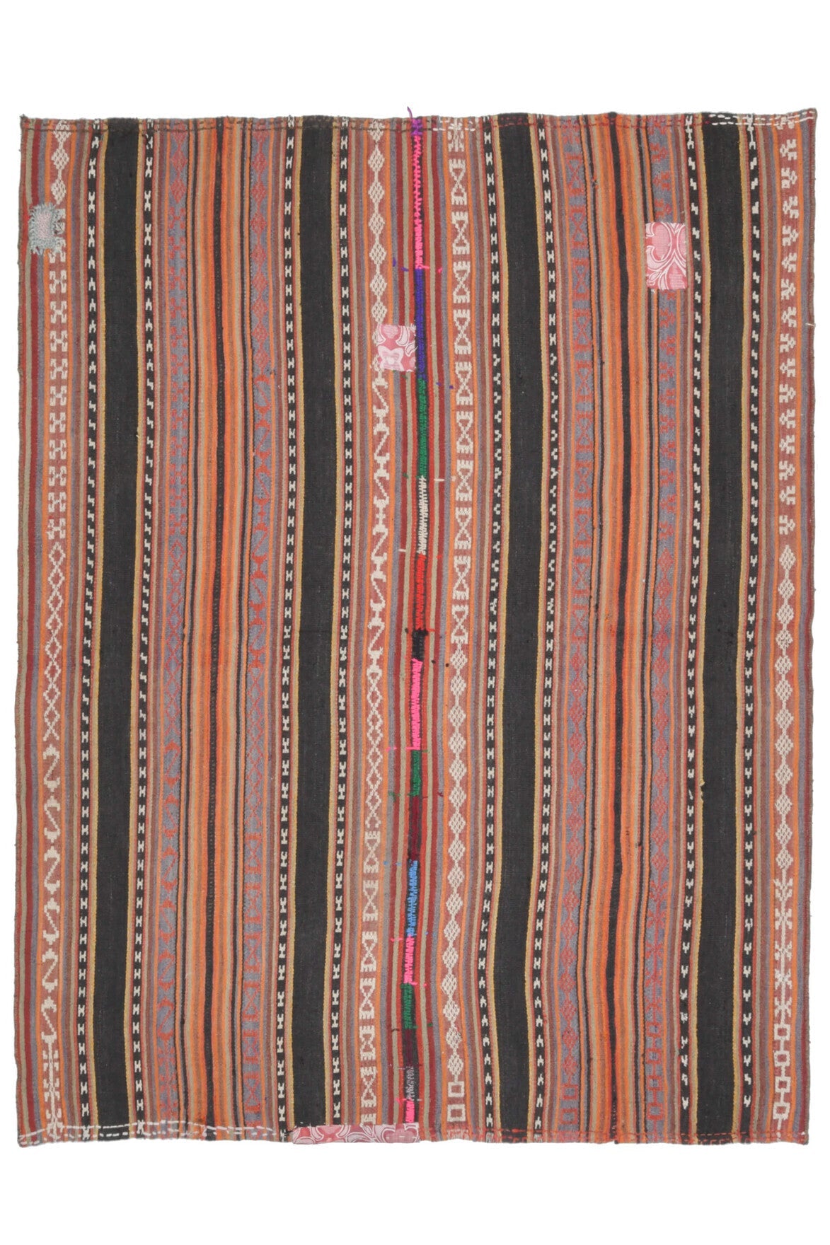 Handmade Vintage Kilim Area Rug