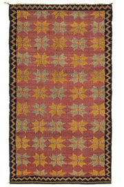 Vintage Ikat Design Area Rug