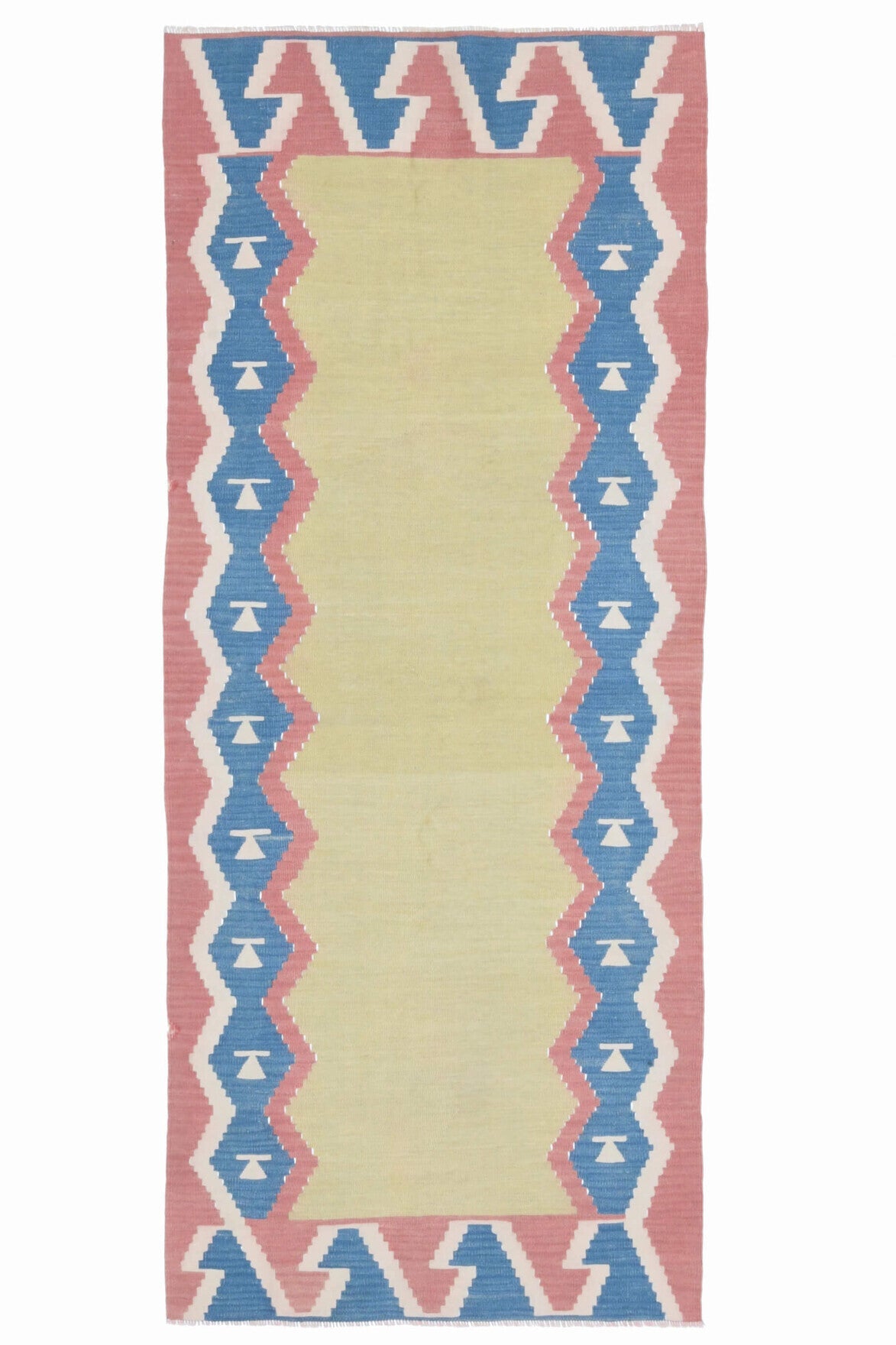 Pastel Flatweave Runner Rug