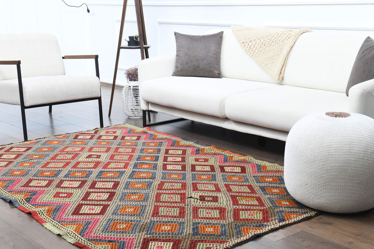 Handmade Vintage Area Rug