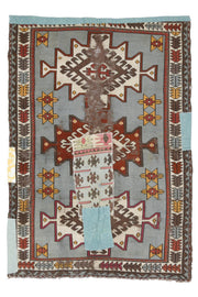 Handmade Vintage Patched Area Rug