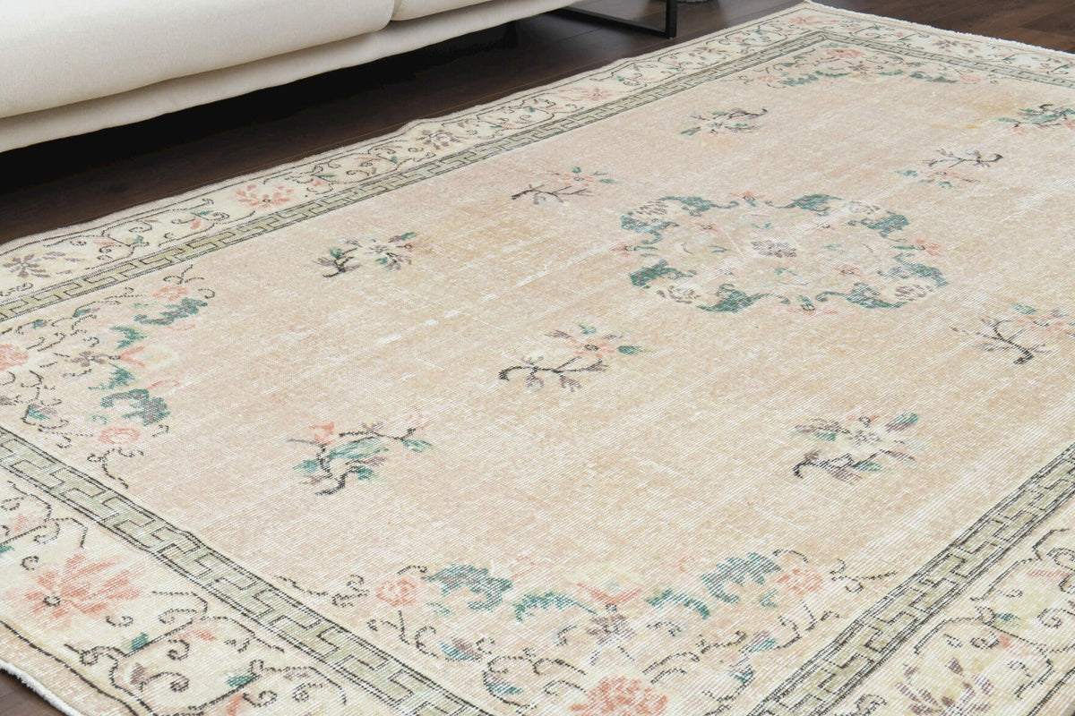 Turkish Classics - Oriental Vintage Area Oushak Rug