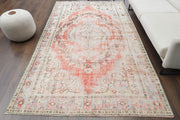 1960'lardan Anadolu kökenli oryantal desenli el dokuma vintage halı, 175x305 cm