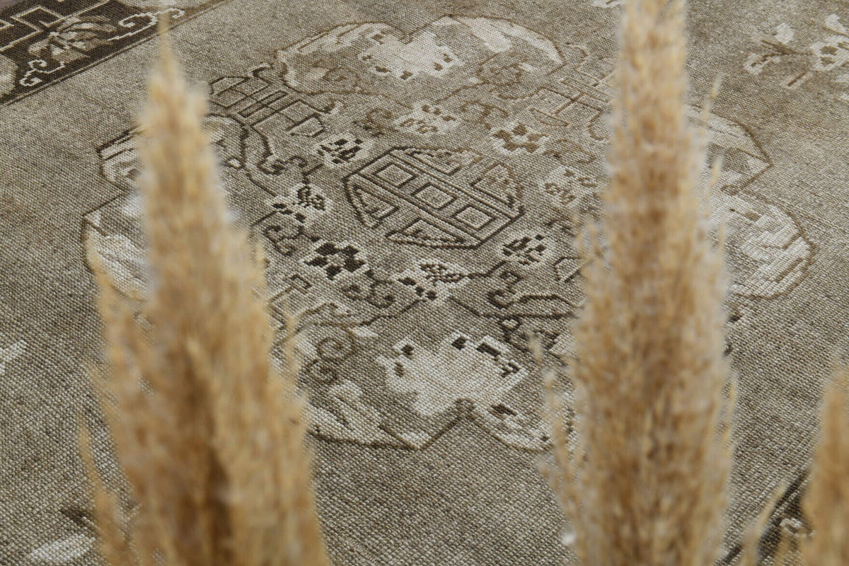 Handmade Vintage Oushak Area Rug