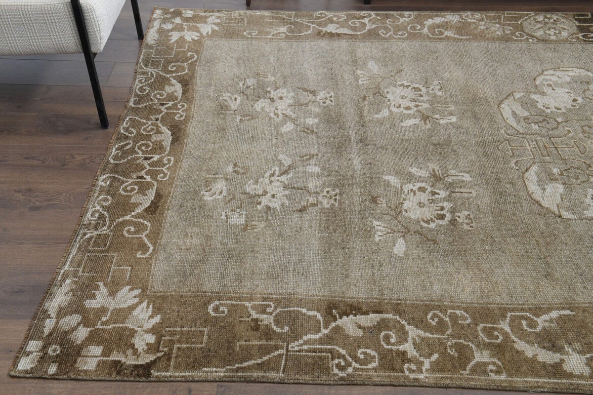 Handmade Vintage Oushak Area Rug