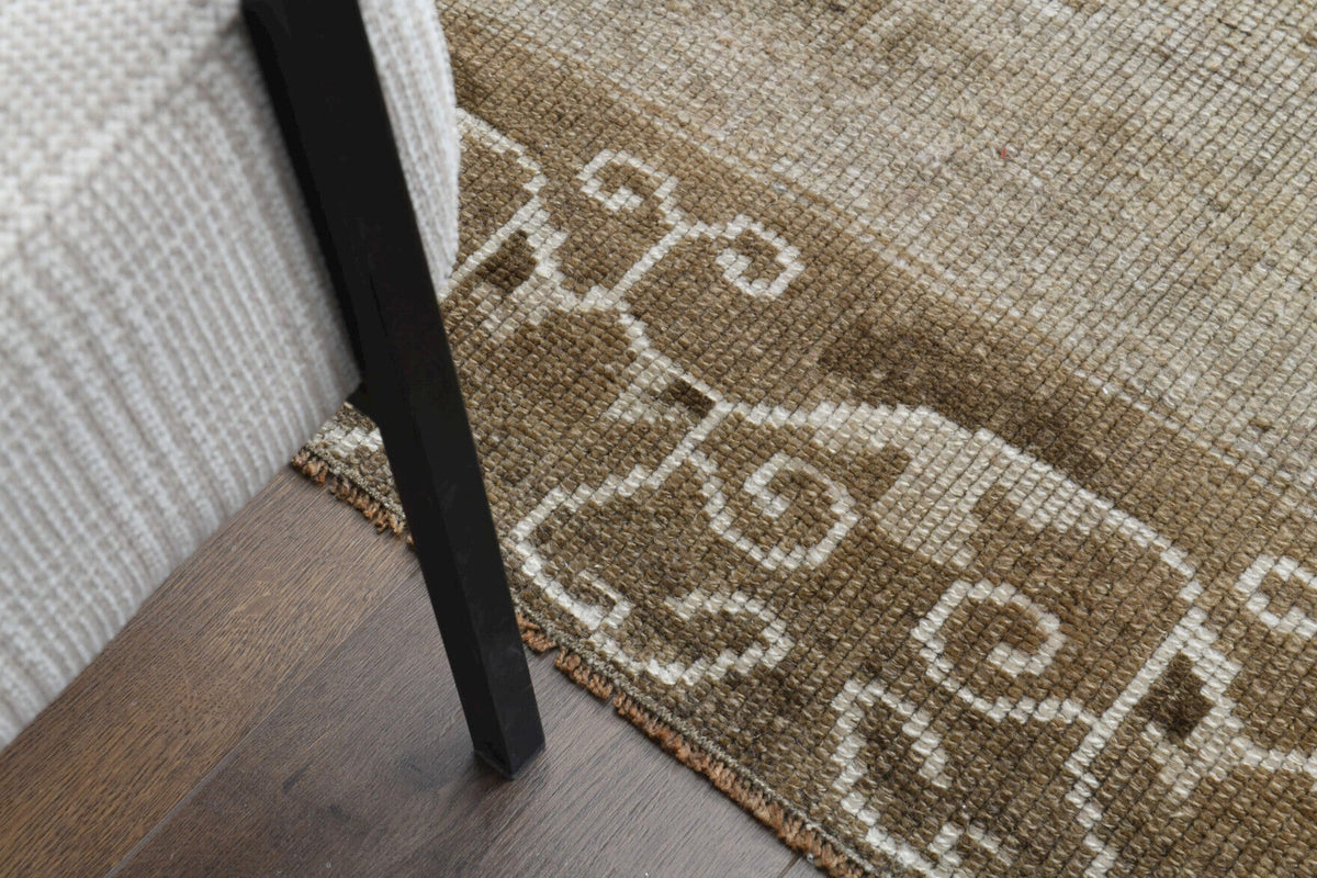 Handmade Vintage Oushak Area Rug