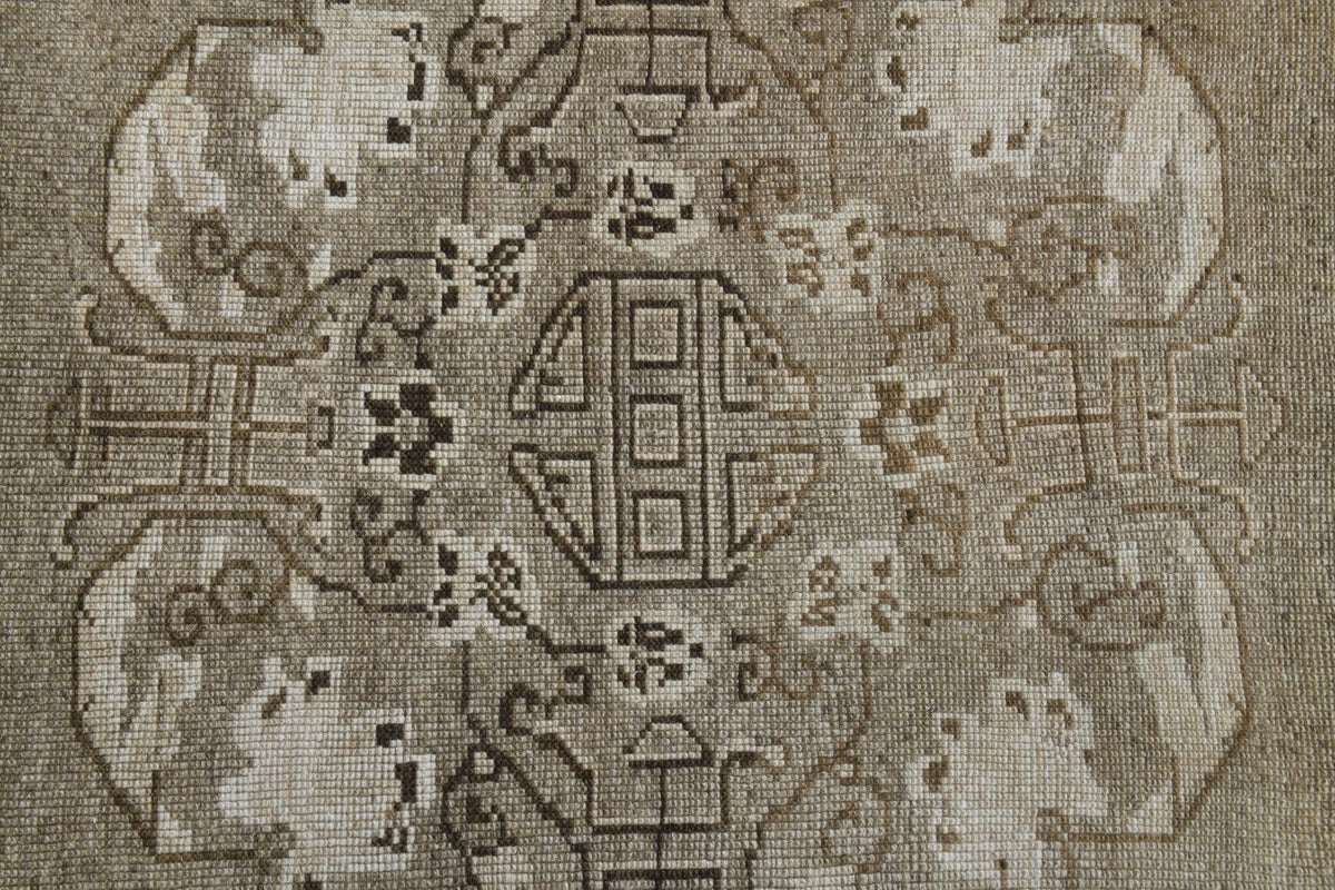Handmade Vintage Oushak Area Rug