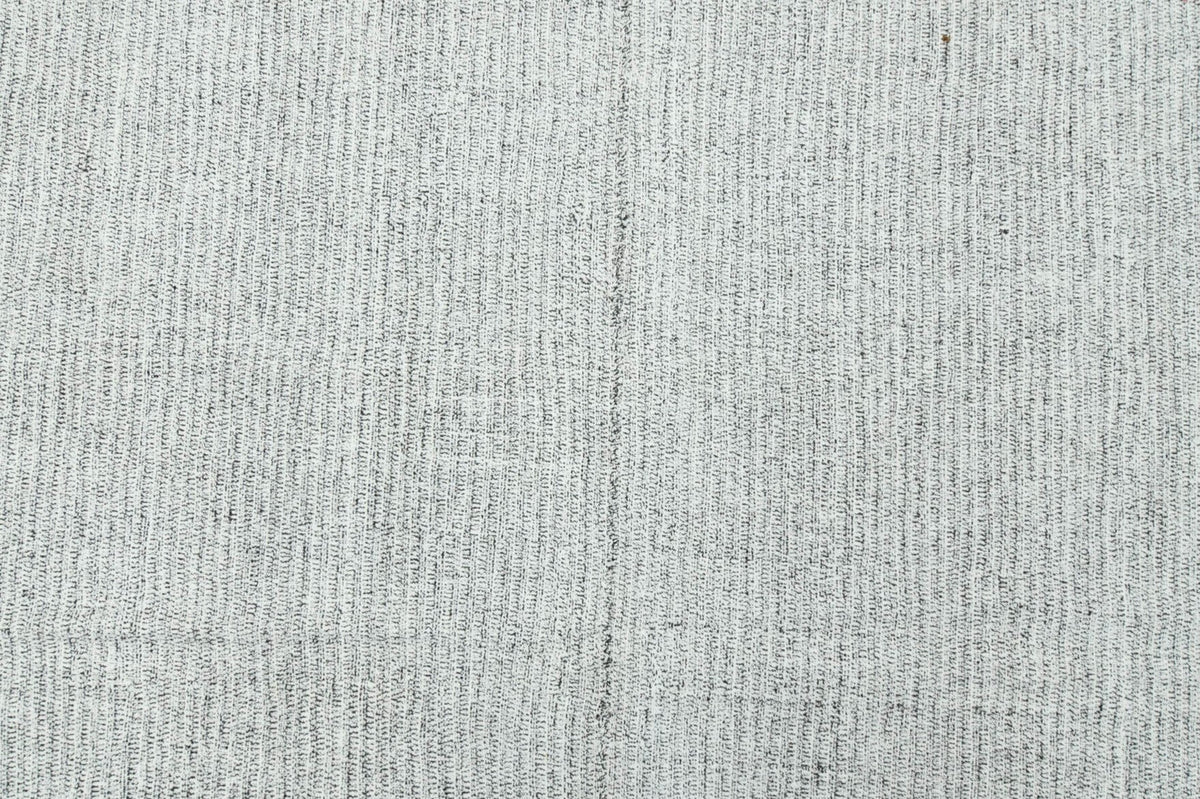 El yapımı vintage halı 218x290 cm düz desenli yün - üstten görünüm