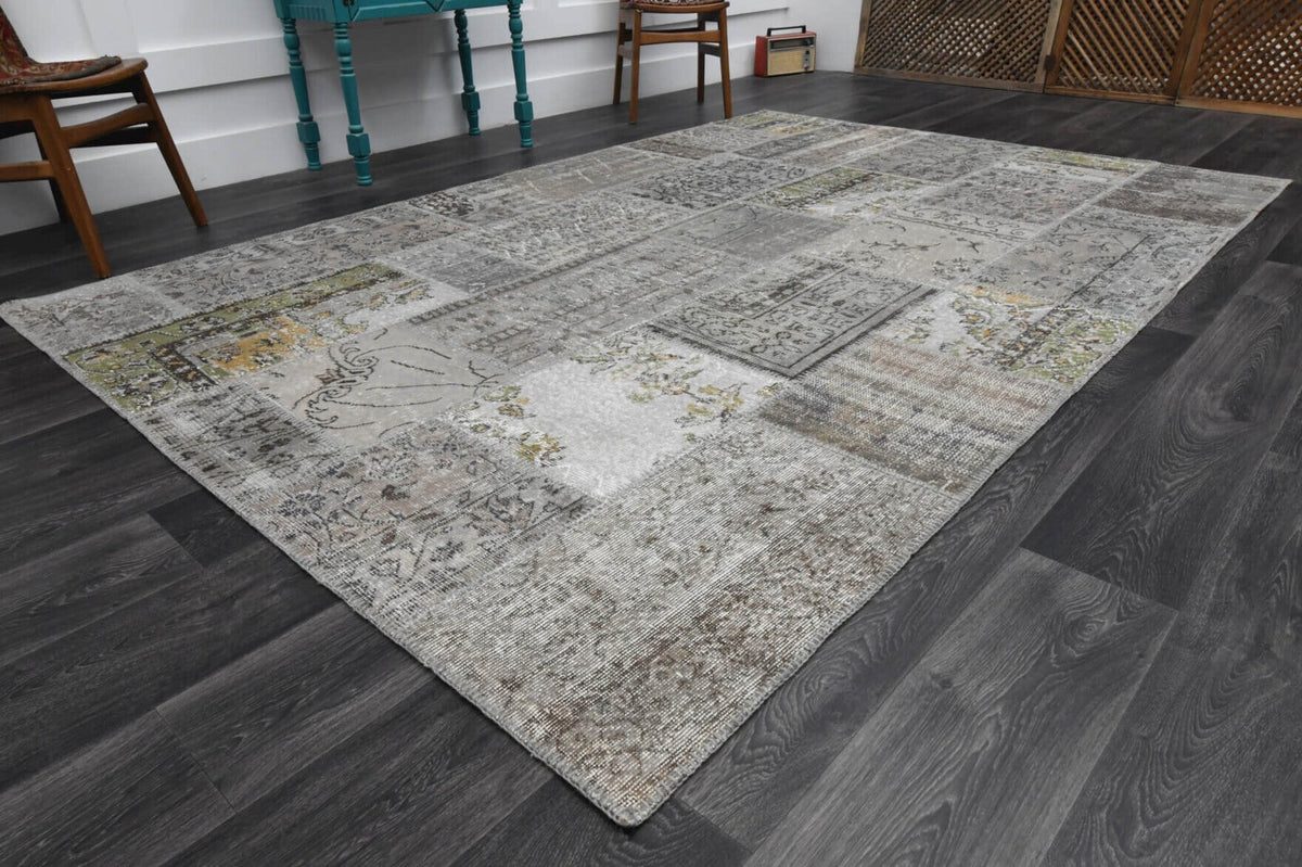 Oriental Vintage Area Patchwork Rug