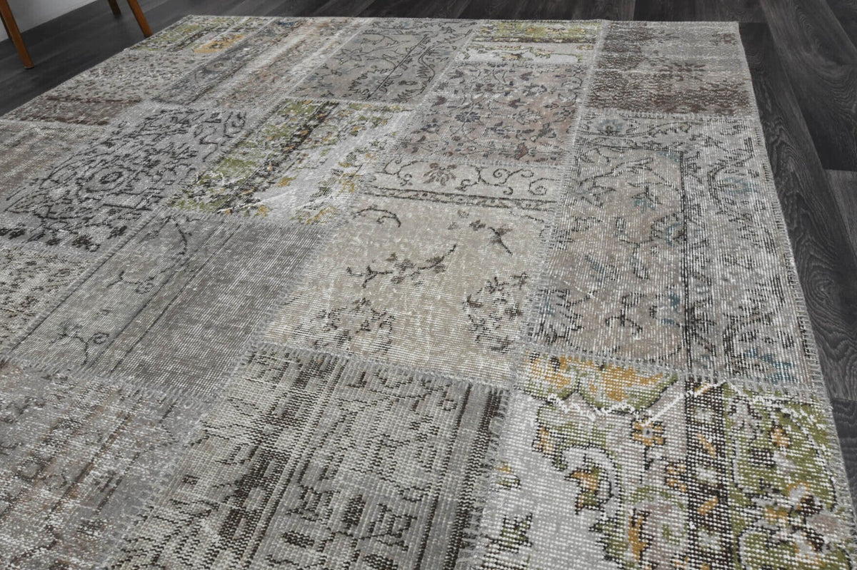 Oriental Vintage Area Patchwork Rug