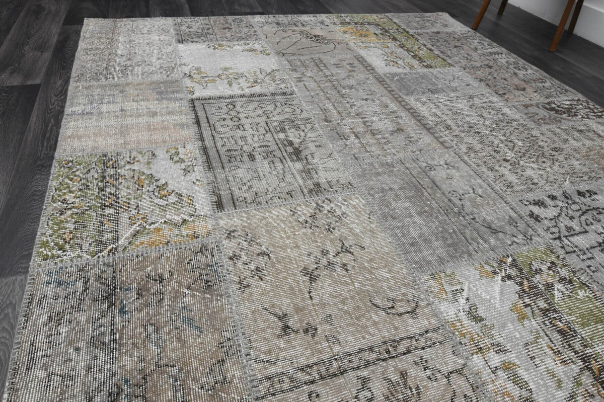 Oriental Vintage Area Patchwork Rug